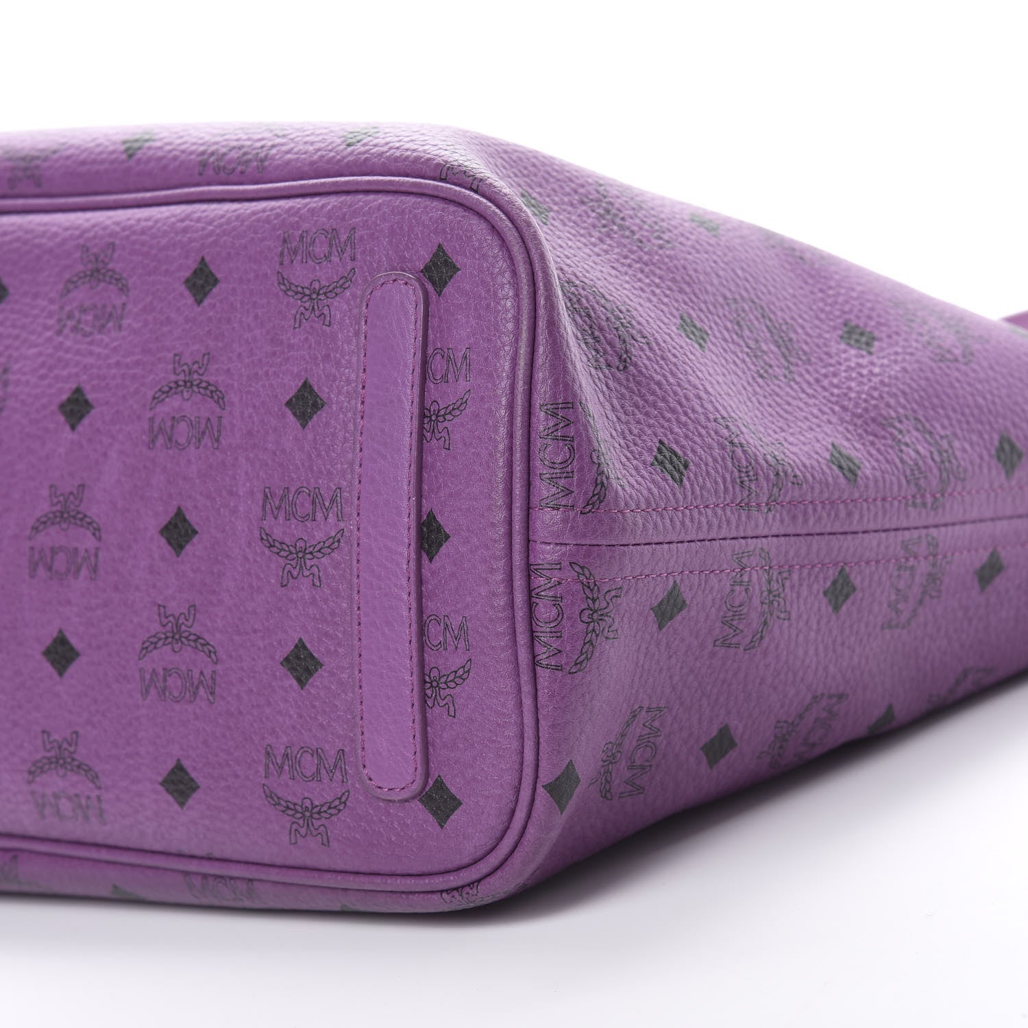 MCM Visetos Medium Project Reversible Shopper Tote Purple 13 of 17