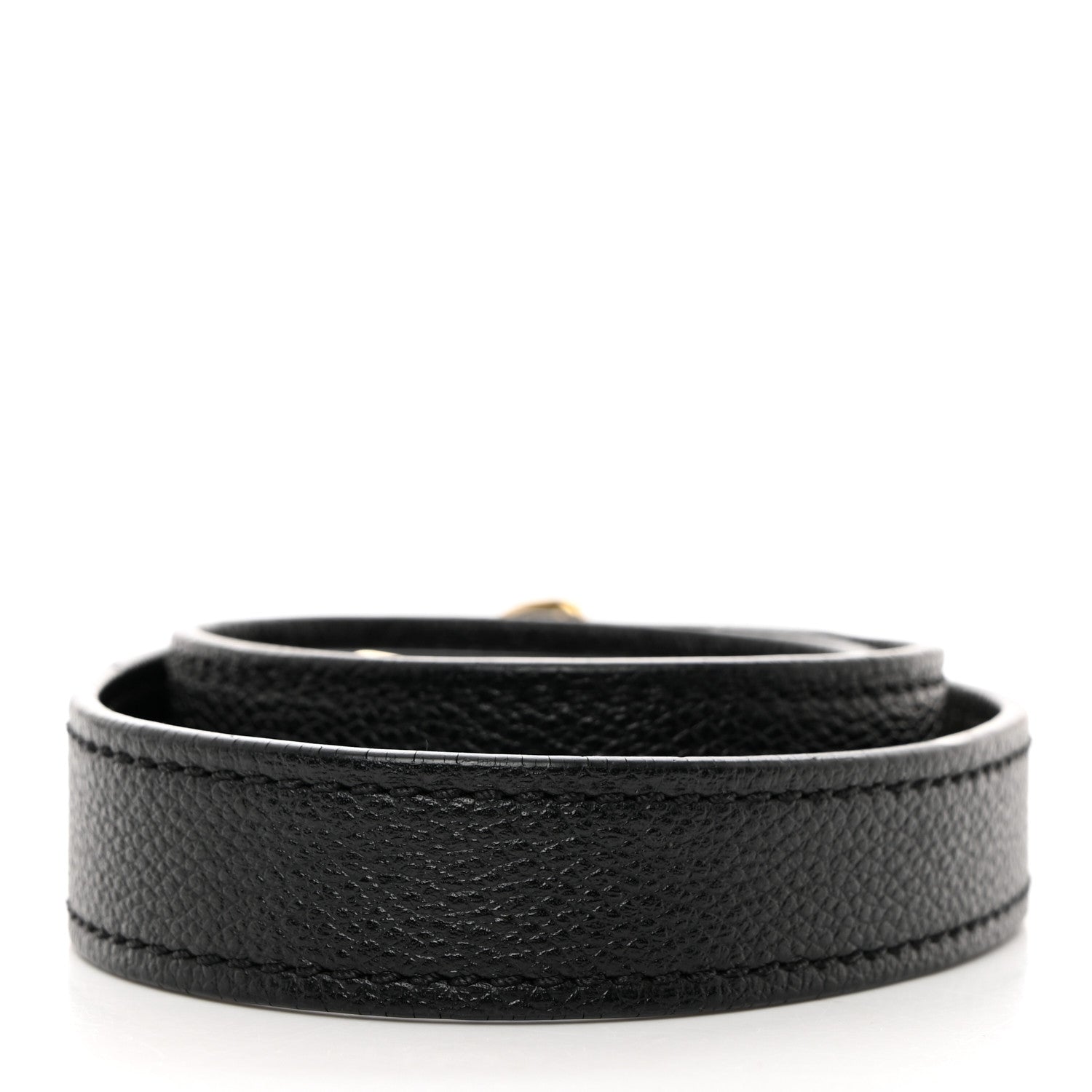 Louis Vuitton Calfskin Shoulder Strap Black 2 of 8