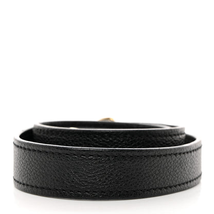 Louis Vuitton Calfskin Shoulder Strap Black 2 of 8