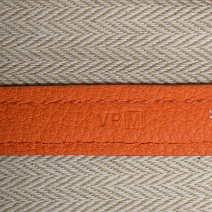 Hermes Veau Negonda Garden Party Tote MM 36 Orange 9 of 14