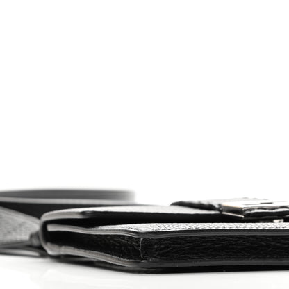Fendi Cuoio Romano Selleria Baguette Belt Pouch Black 10 of 12