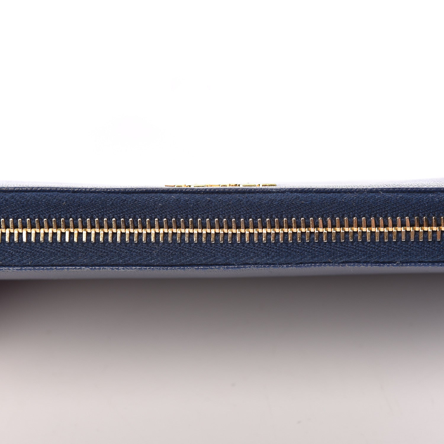 Prada Saffiano Metal Zip Around Wallet Baltico 15 of 15