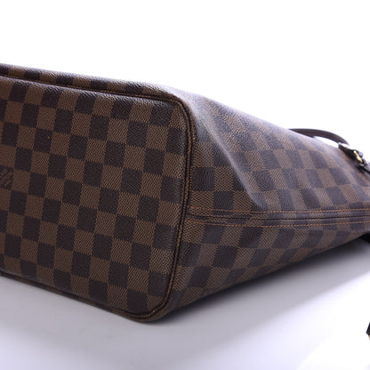 Louis Vuitton Damier Ebene Neo Neverfull MM Rose Ballerine 8 of 12
