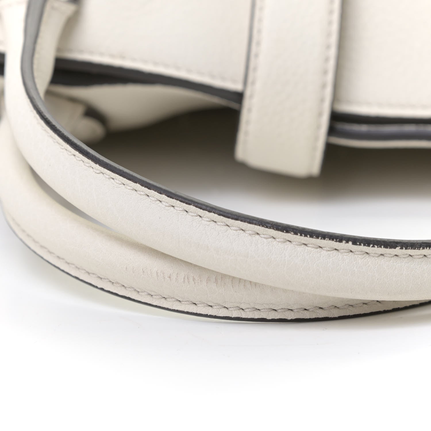 Gucci Soft Calfskin Medium Jackie Top Handle Bag Mystic White 13 of 22