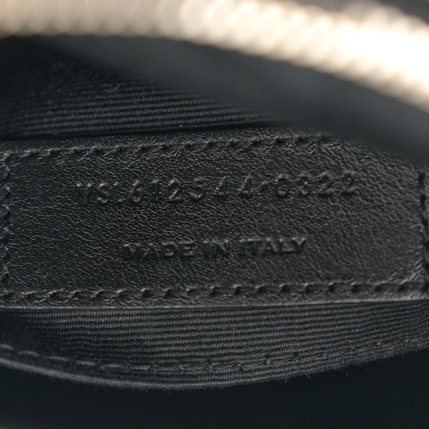 Saint Laurent Calfskin Matelasse Monogram Lou Camera Bag Black 7 of 12