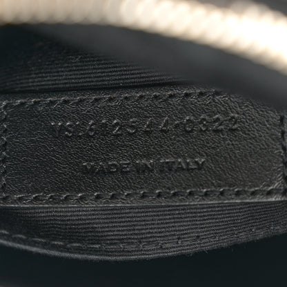 Saint Laurent Calfskin Matelasse Monogram Lou Camera Bag Black 7 of 12