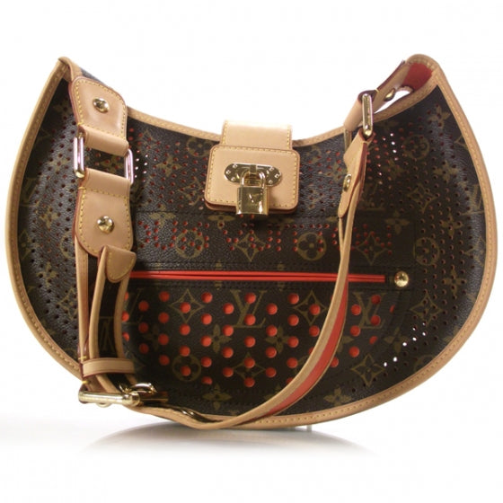 Louis Vuitton Monogram Perforated Demi-Lune Orange 1 of 10