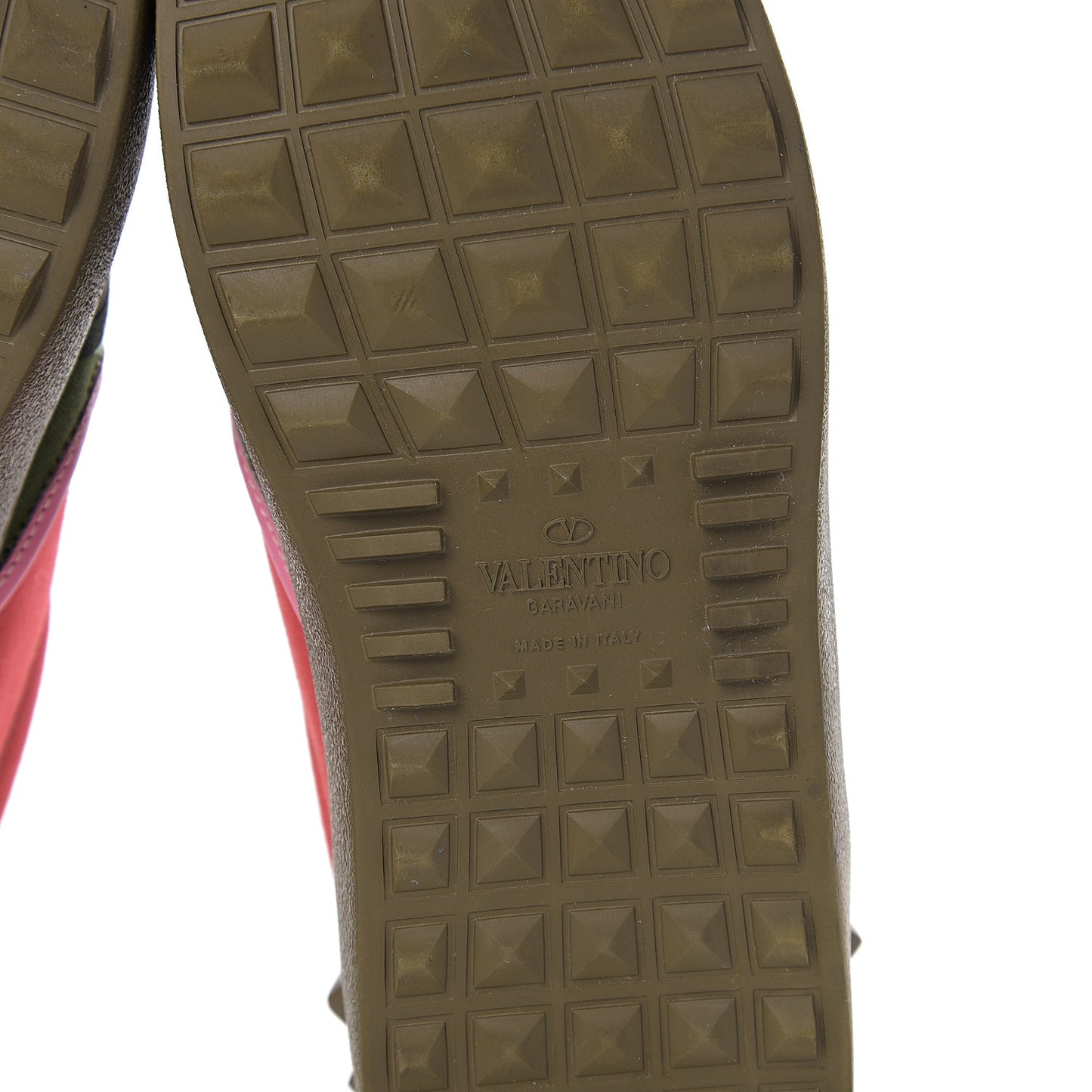 Canvas Womens Rockstud Slip On Sneakers 37 Camouflage