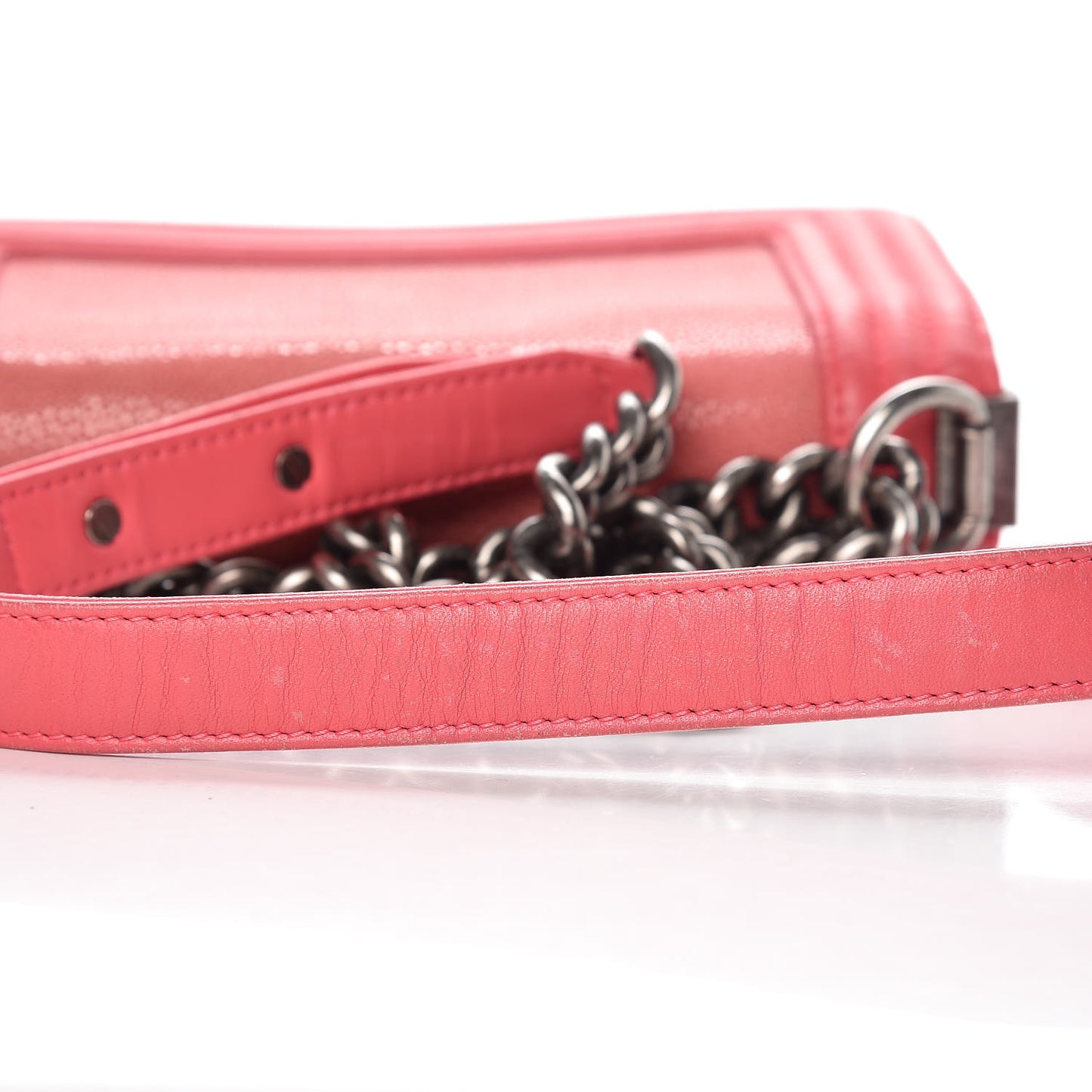 Galuchat Stingray Small Boy Flap Pink