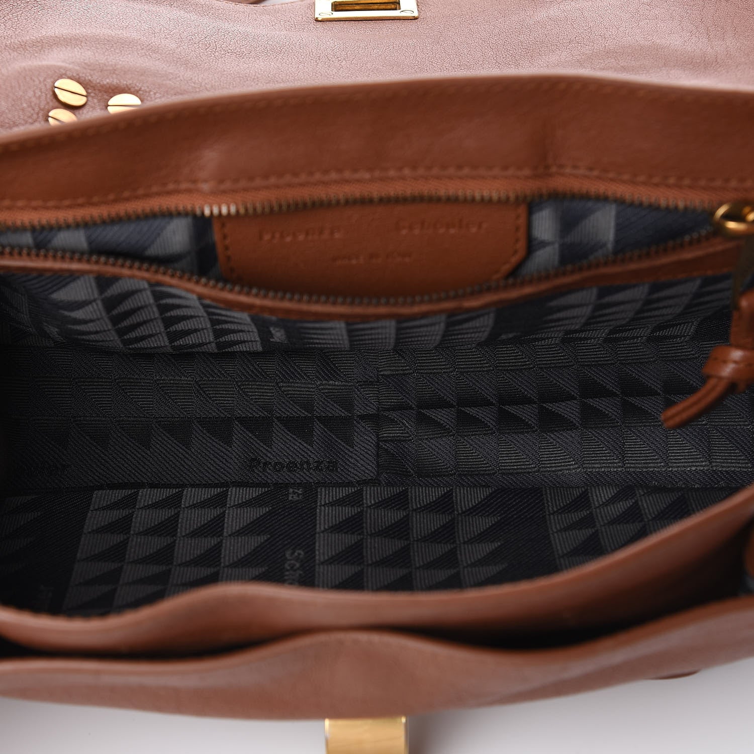 Proenza Schouler Lambskin Tiny PS1 Satchel Saddle 4 of 12