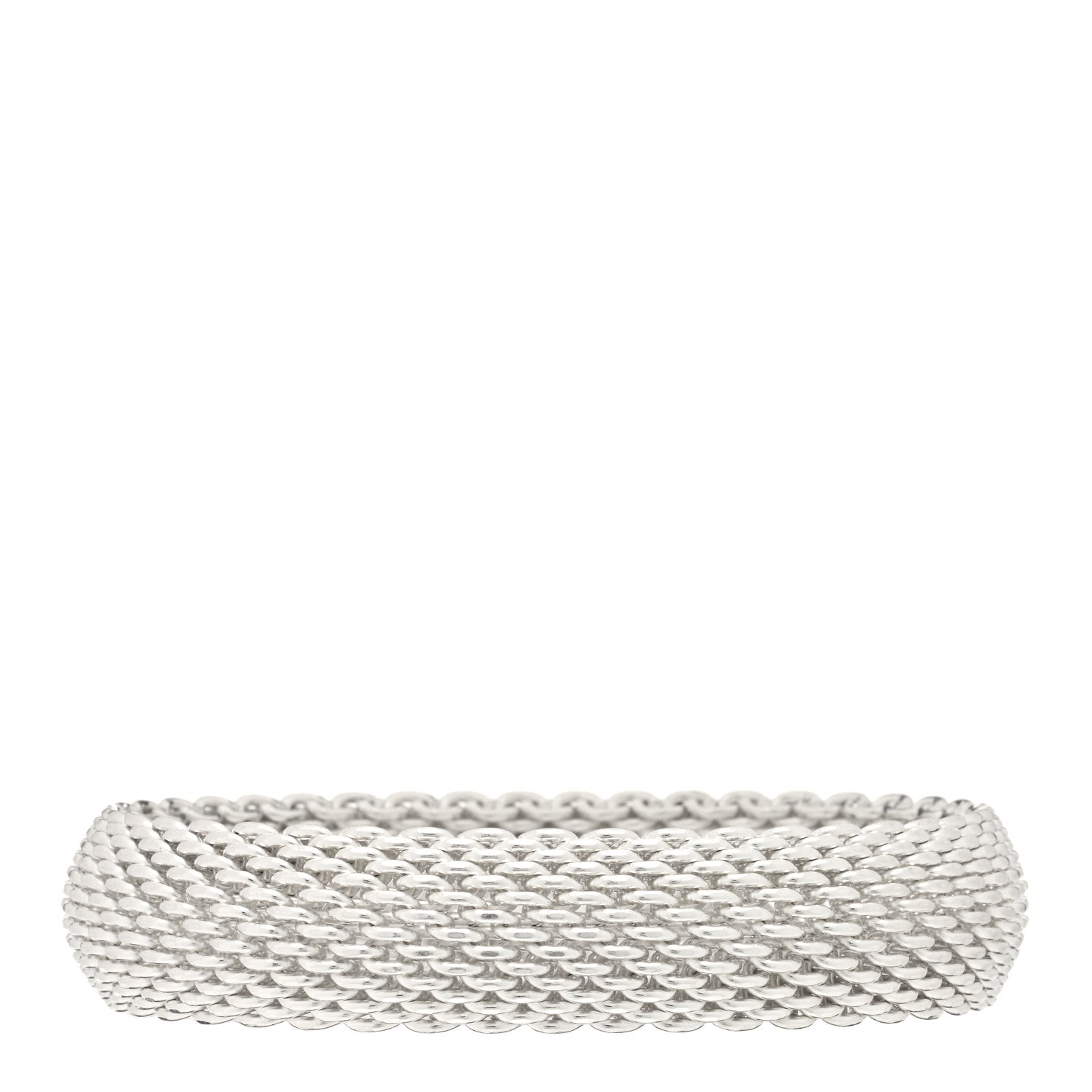 Tiffany Sterling Silver Somerset Mesh Bracelet 2 of 3