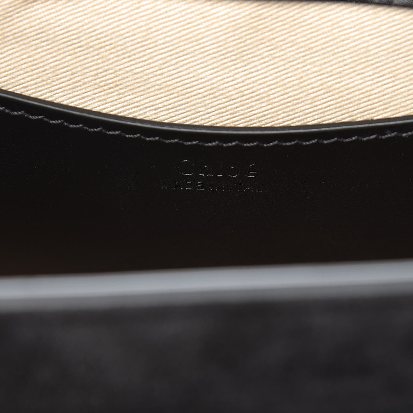 Calfskin Suede Large Tess Bag Black