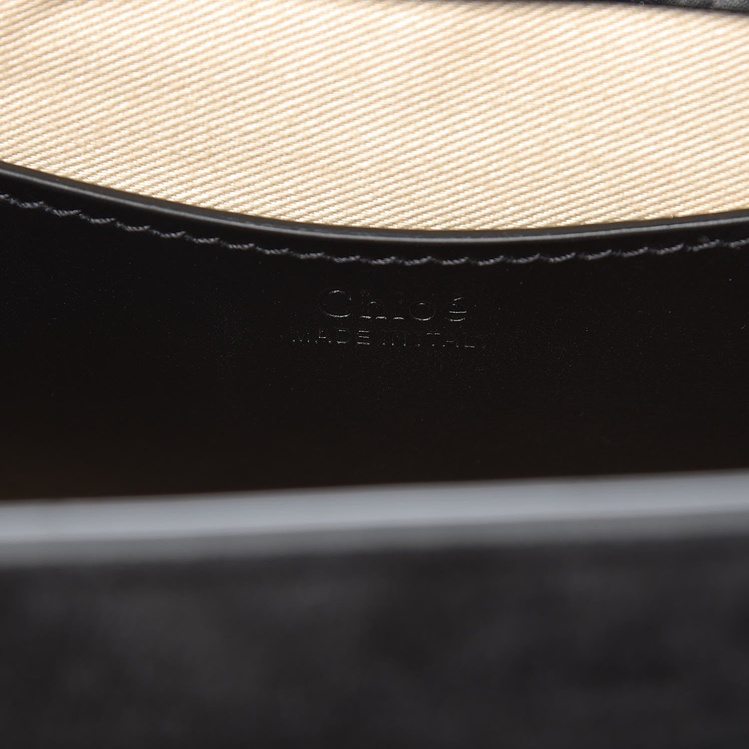 Chloe Calfskin Suede Large Tess Bag Black 6 of 8