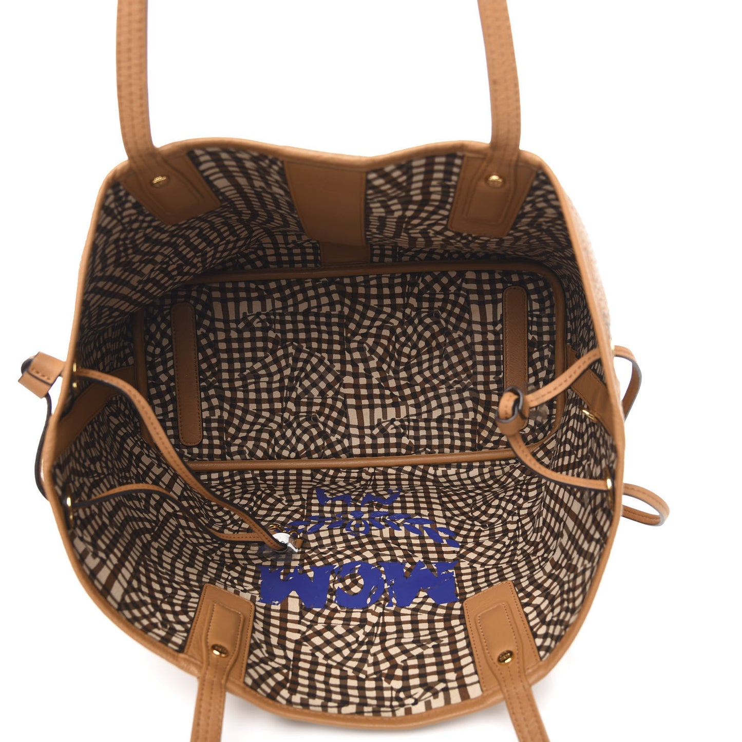 Visetos Medium Liz Reversible Shopper Tote Cognac