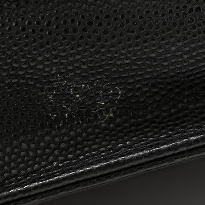 Chanel Caviar Quilted Boy Wallet On Chain WOC Black 15 of 16