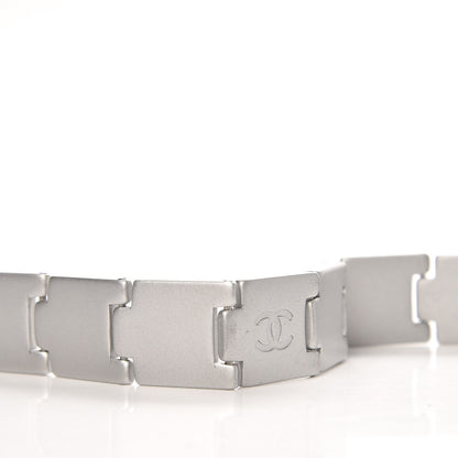 Chanel Stainless Steel Astronaut CC Belt 7 of 8