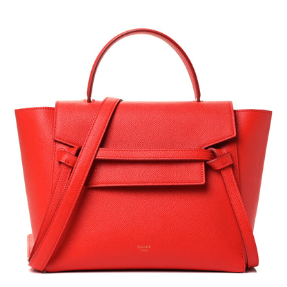 Celine Grained Calfskin Micro Belt Bag Coral 1 of 4