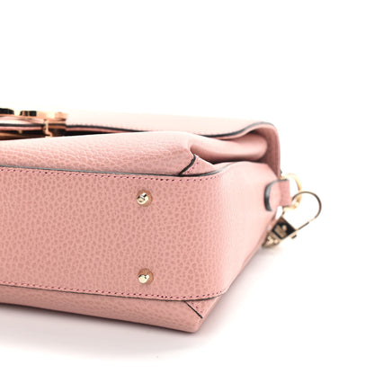 Gucci Dollar Calfskin Interlocking G Top Handle Shoulder Bag Soft Pink 9 of 10