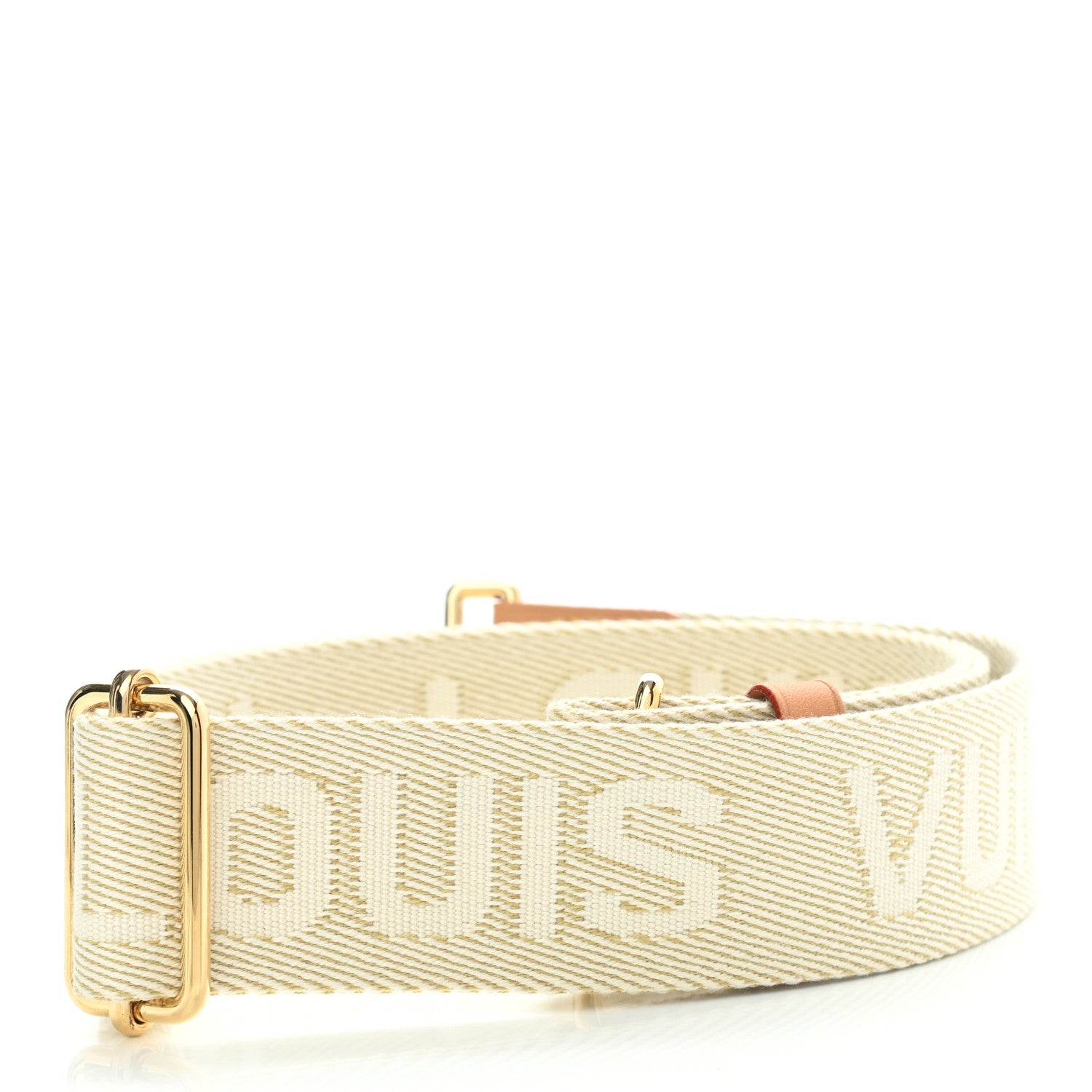 Louis Vuitton Monogram Utility Crossbody Bandouliere Shoulder Strap Beige 2 of 3