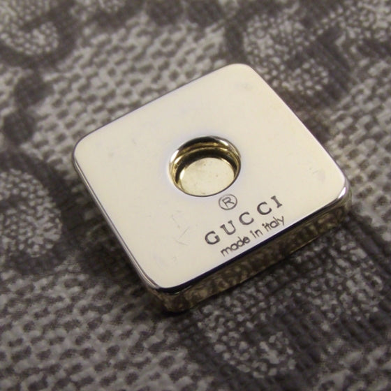 GG Plus Monogram Small Flap Messenger Bag Beige Dark Brown