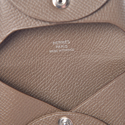 Hermes Epsom Bastia Coin Purse Etoupe 6 of 8