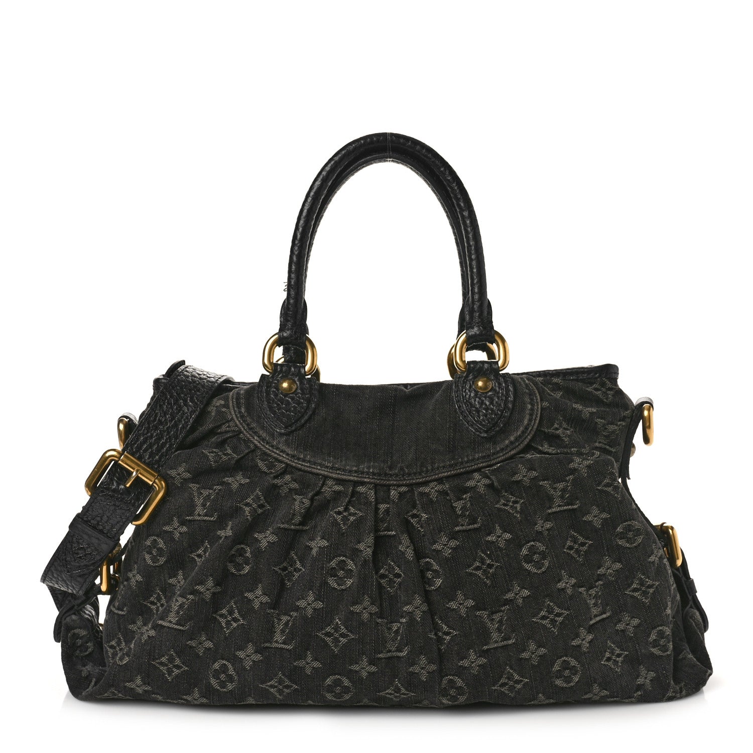Louis Vuitton Denim Neo Cabby MM Black 1 of 11