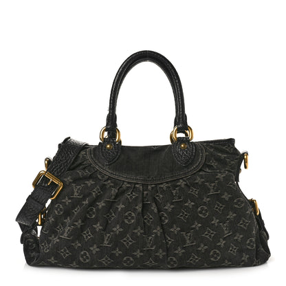 Louis Vuitton Denim Neo Cabby MM Black 1 of 11