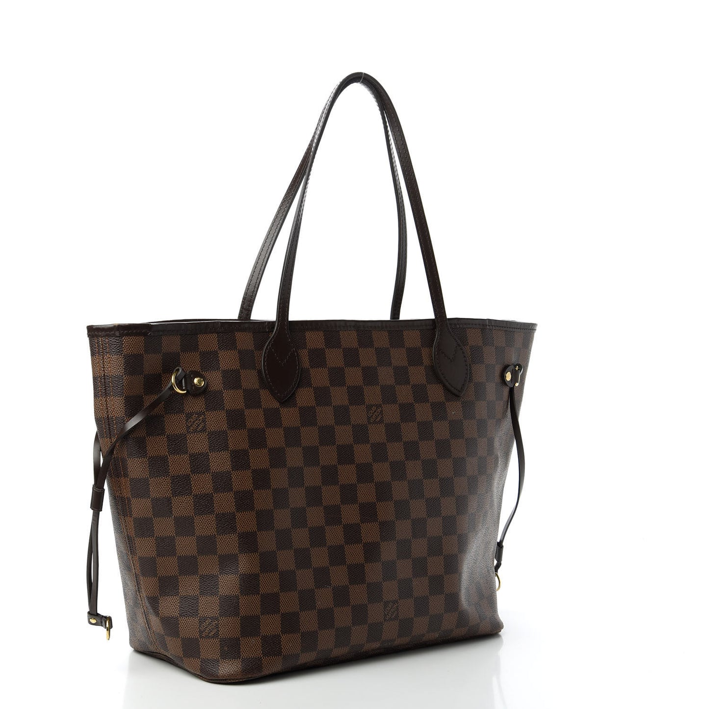 Damier Ebene Neo Neverfull MM Rose Ballerine