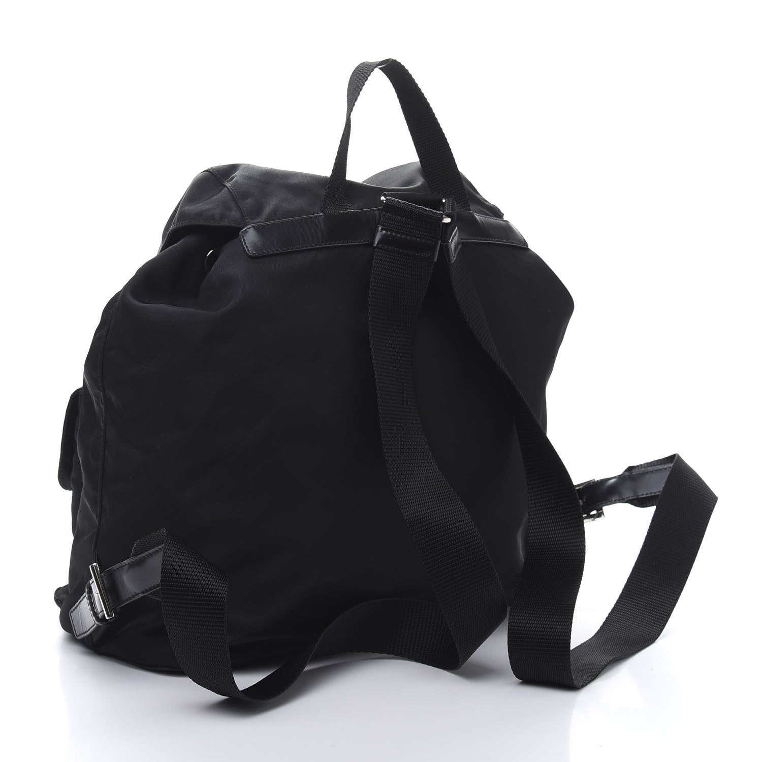 Prada Nylon Vela Medium Backpack Black 2 of 9