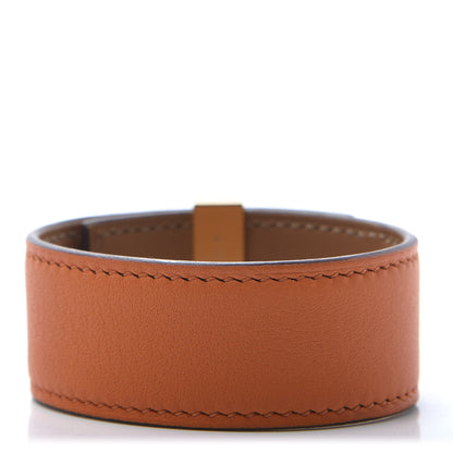 Hermes Swift Collier de Chien 24 Bracelet T3 Orange 3 of 7