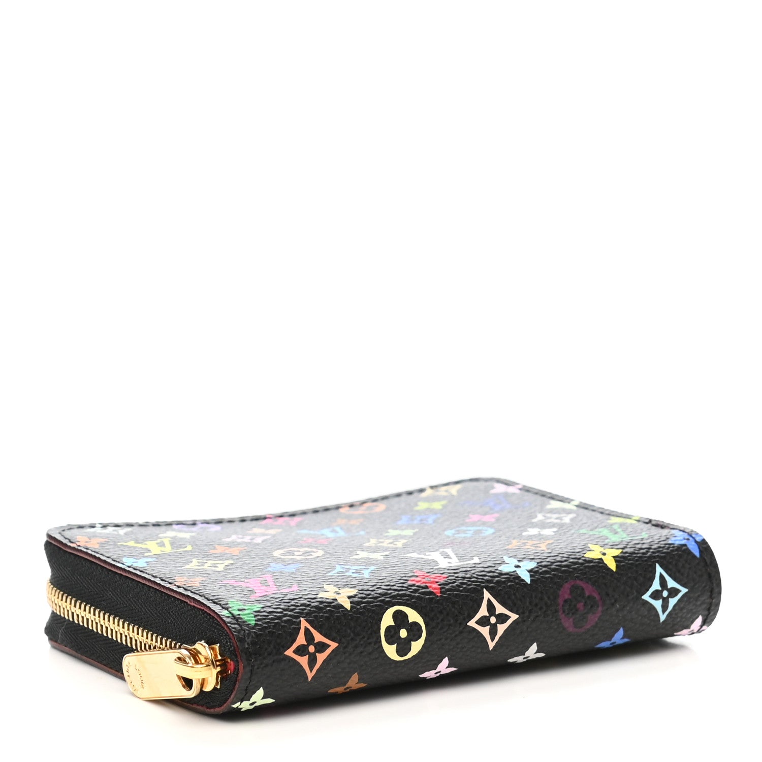 Louis Vuitton Monogram Multicolor Zippy Coin Purse Black Grenade 4 of 6