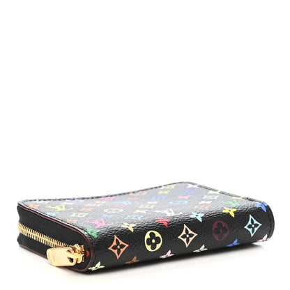 Louis Vuitton Monogram Multicolor Zippy Coin Purse Black Grenade 4 of 6