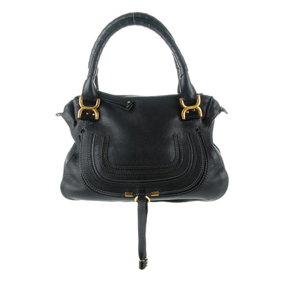 Chloe Calfskin Medium Marcie Satchel Black 1 of 7