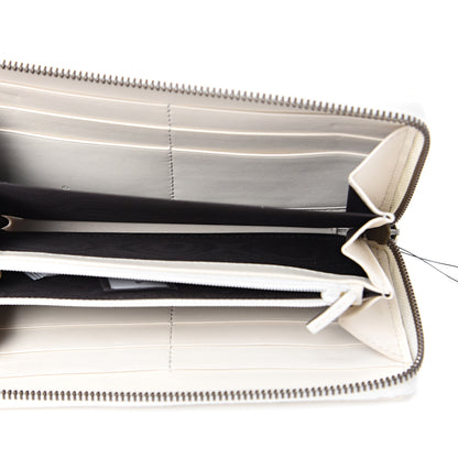 Gucci Calfskin Matelasse GG Marmont Zip Around Wallet White 4 of 7