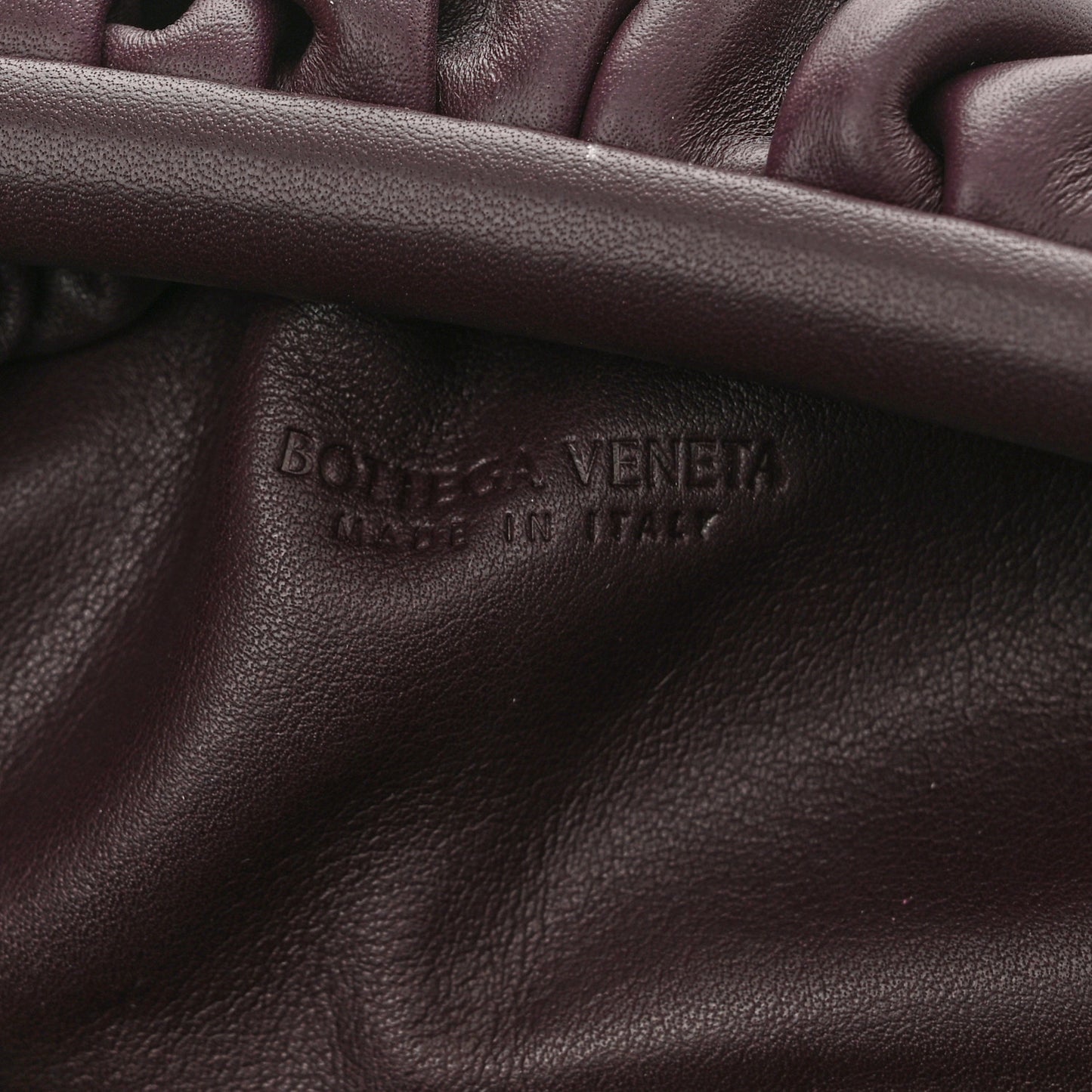 Butter Calfskin The Mini Pouch Grape
