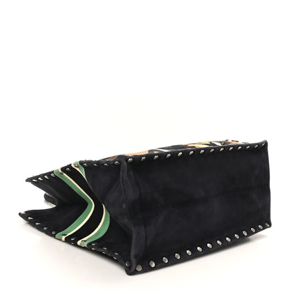 Christian Dior Suede Large L'Air Book Tote Black 4 of 12