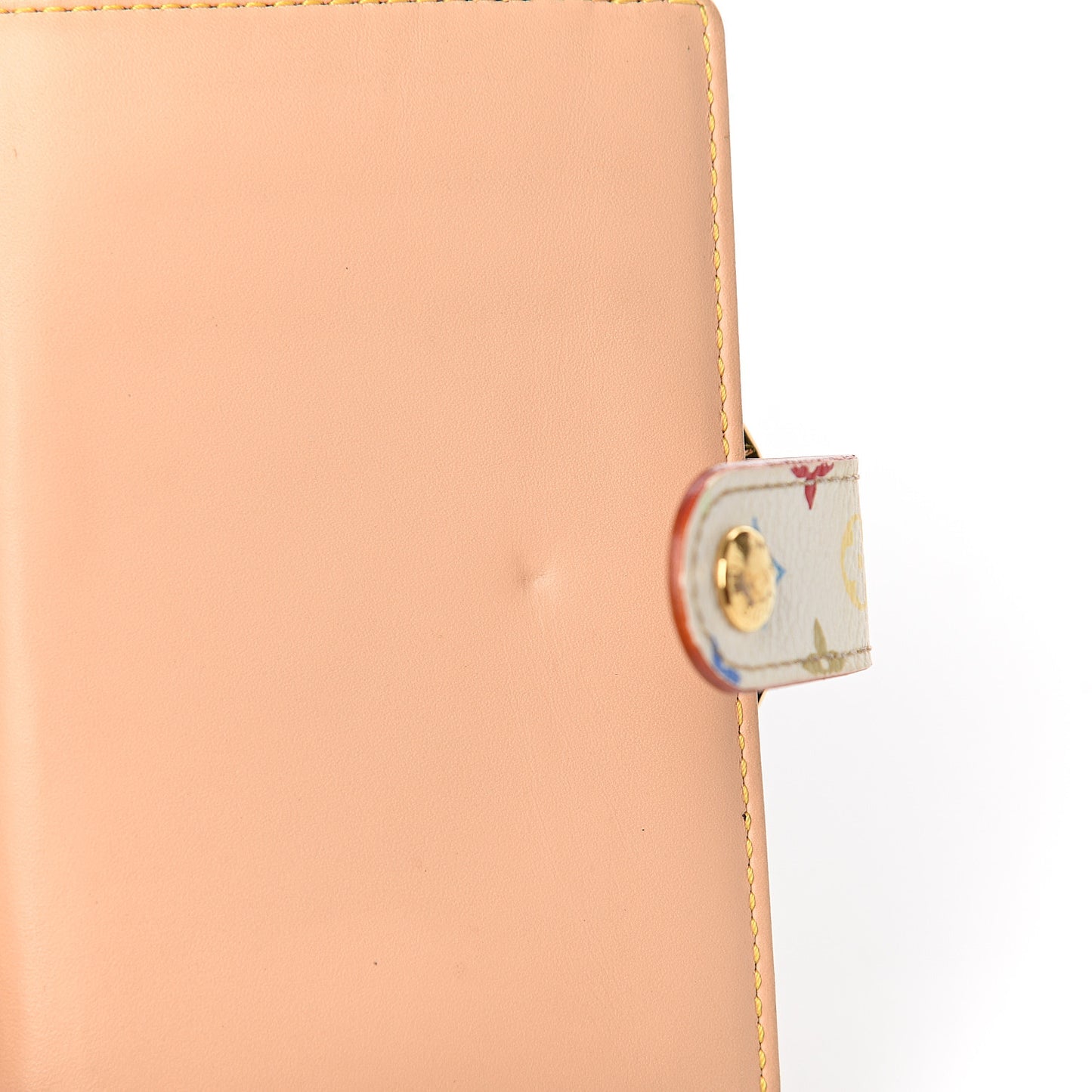 Monogram Multicolor French Purse Wallet White