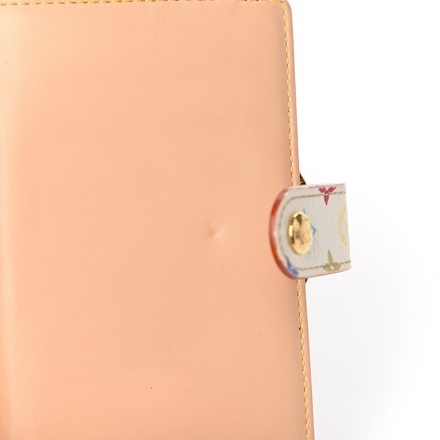 Louis Vuitton Monogram Multicolor French Purse Wallet White 6 of 7