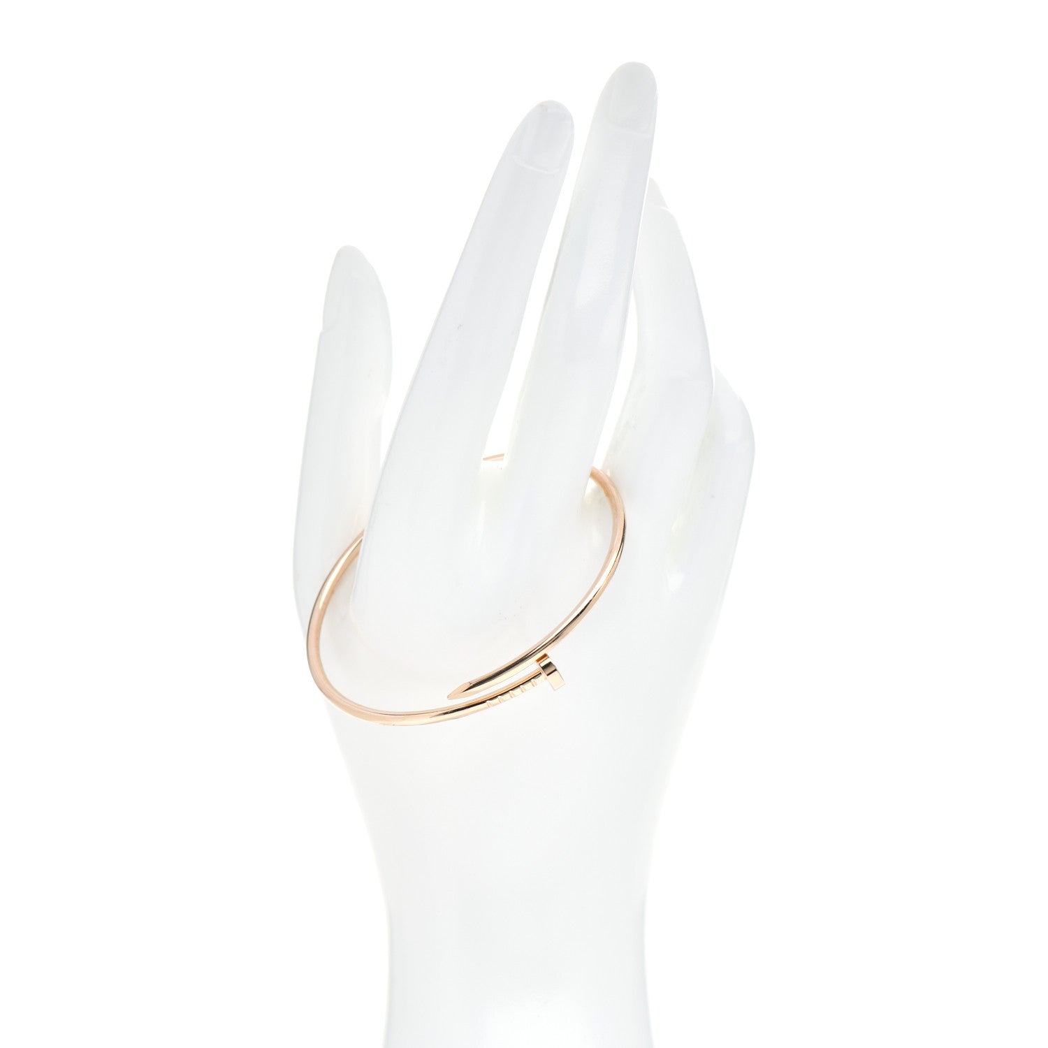 Cartier 18K Pink Gold Small Juste Un Clou Bracelet 17 2 of 4
