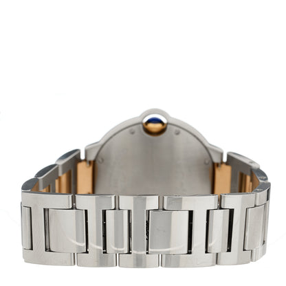 Cartier Stainless Steel 18K Pink Gold Pink Mother of Pearl 36mm Ballon Bleu De Cartier Automatic Watch 3 of 4