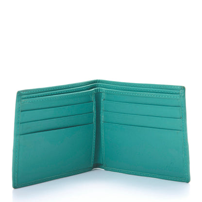 Gucci GG Plus Monogram Web Bi-Fold Wallet Blue Beige 5 of 12