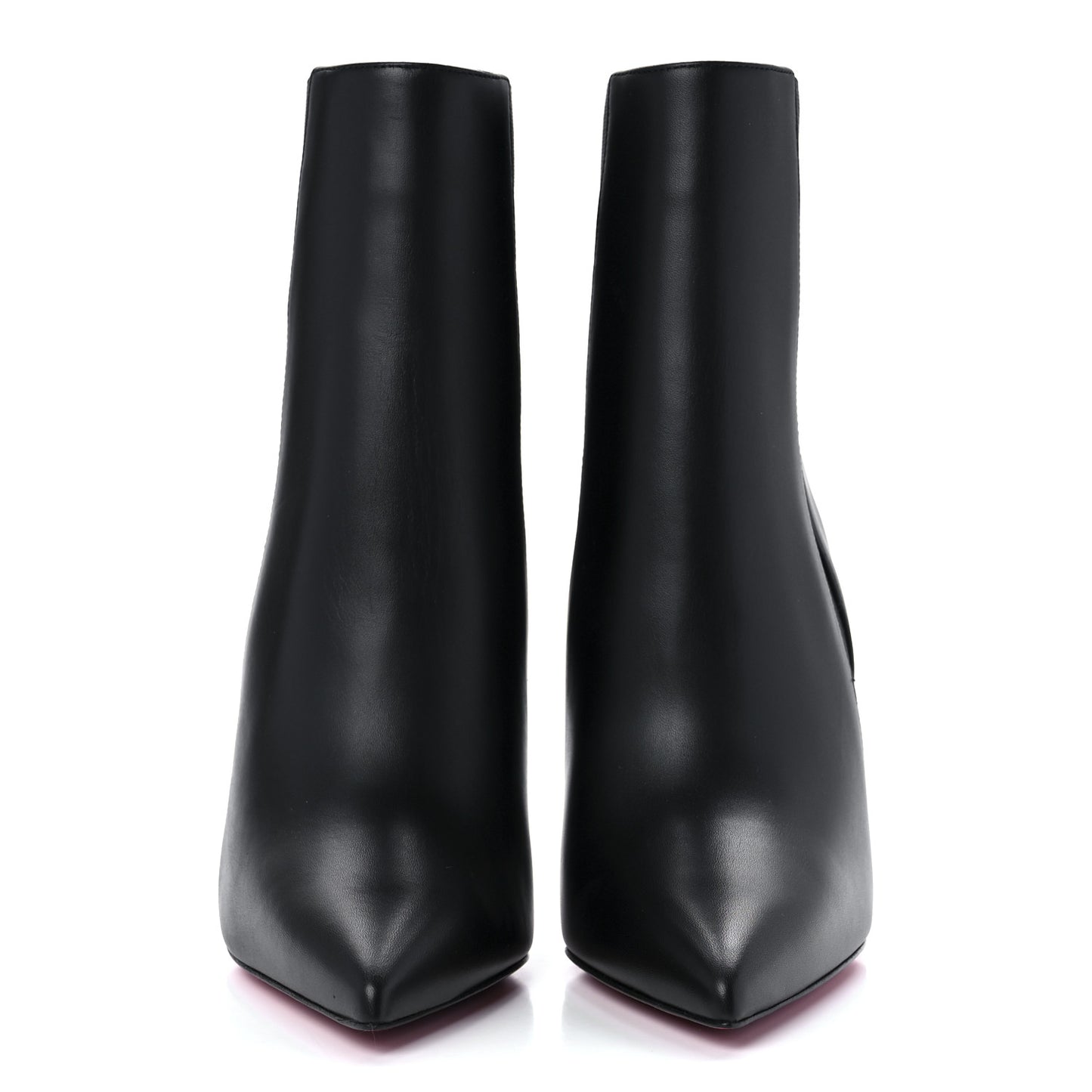 Calfskin Chelsea Chick 100 Stiletto Boots 38 Black