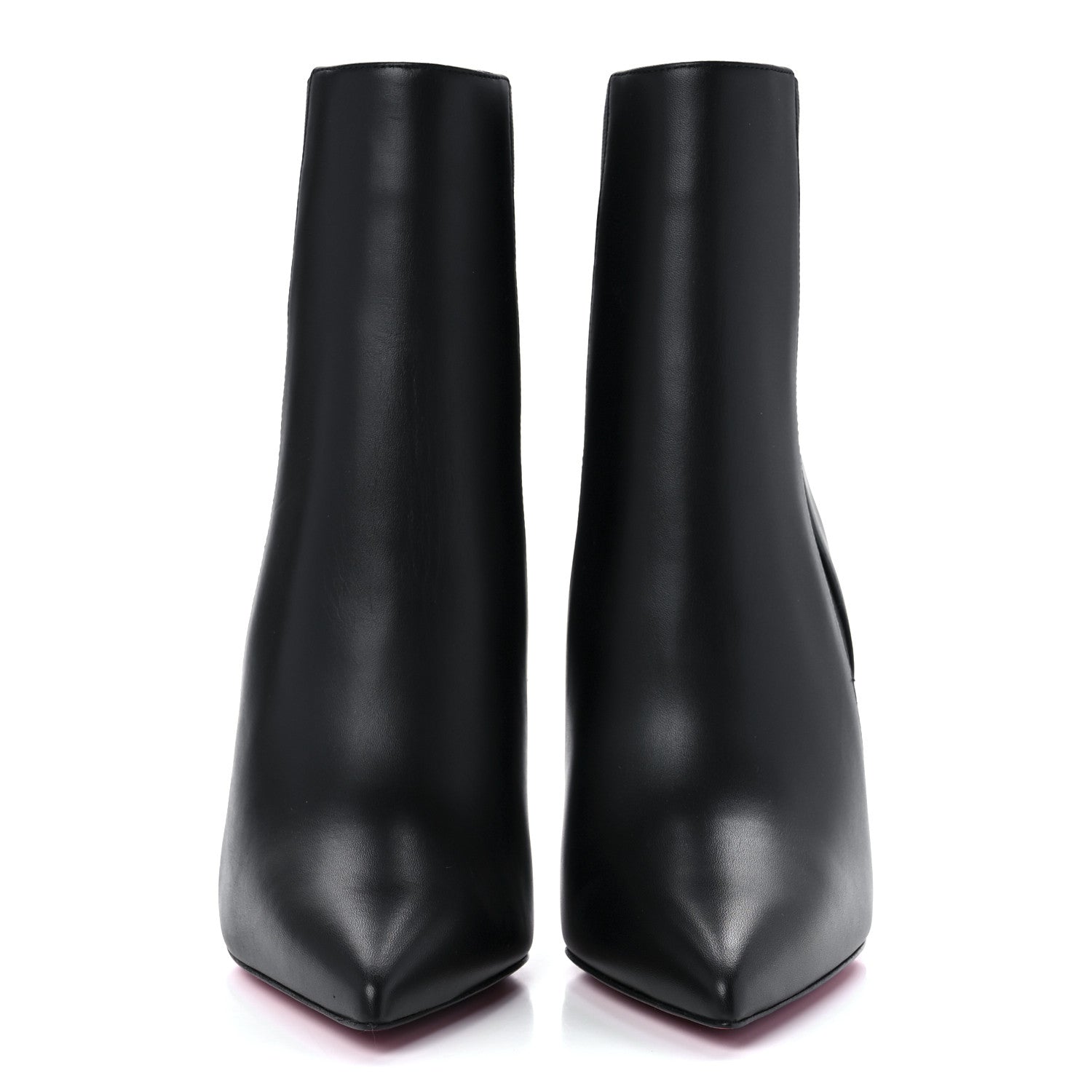 Christian Louboutin Calfskin Chelsea Chick 100 Stiletto Boots 38 Black 2 of 9