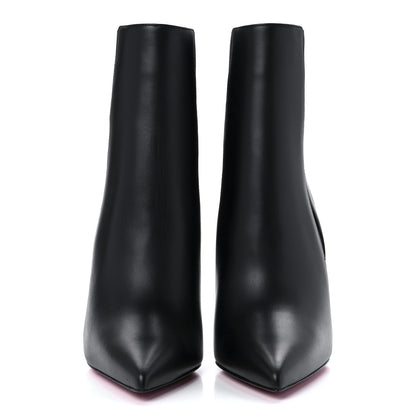 Christian Louboutin Calfskin Chelsea Chick 100 Stiletto Boots 38 Black 2 of 9
