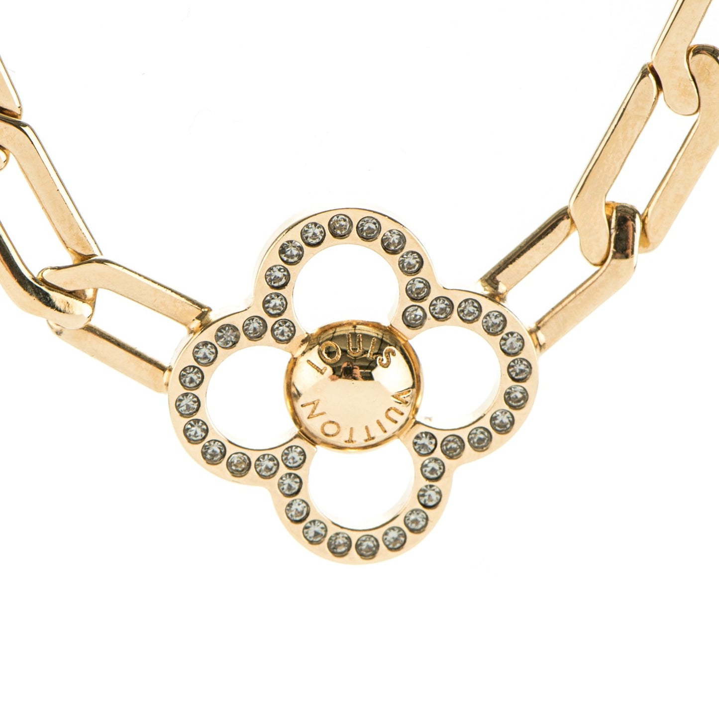 Swarovski Crystal Flower Power Necklace Gold