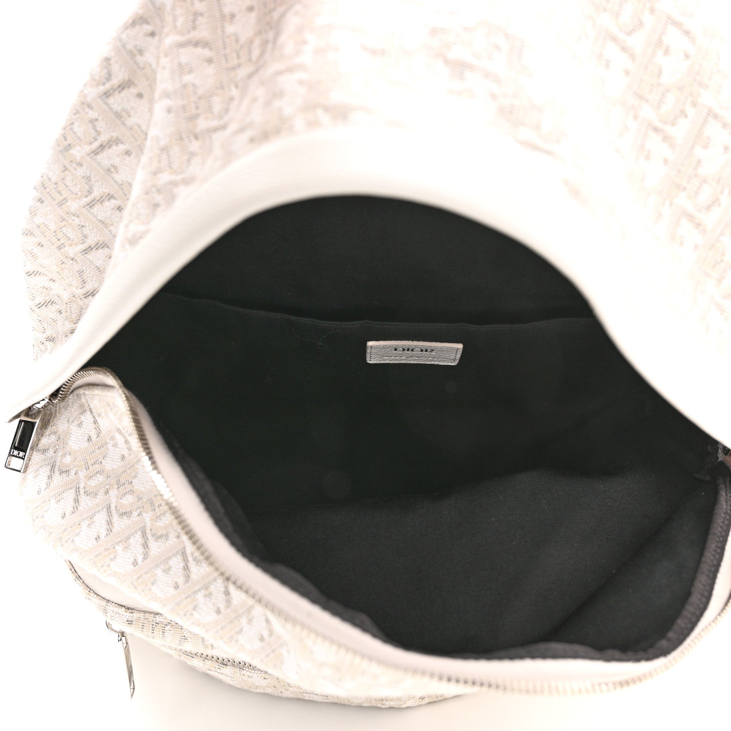 Christian Dior Oblique Calfskin Rider Backpack Beige 4 of 10