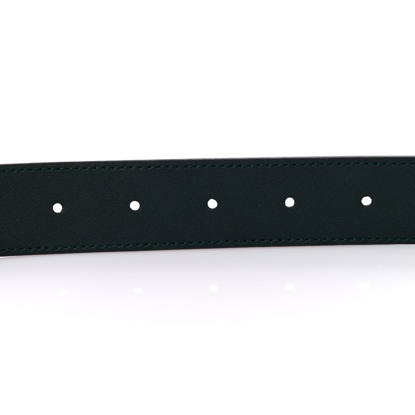Plutone Calfskin Double G 30mm Belt 80 32 Verde