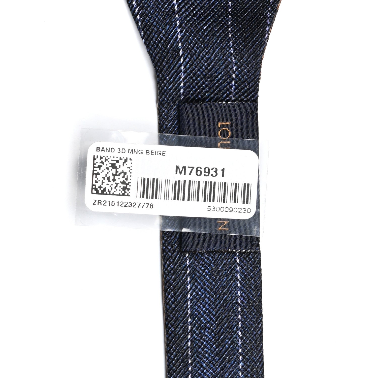 Louis Vuitton Silk Monogram Bandeau 3D Beige 3 of 3