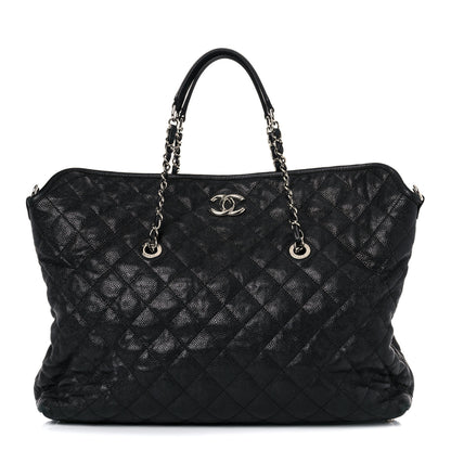 Chanel Caviar Quilted French Riviera Shouler Bag Black 1 of 28