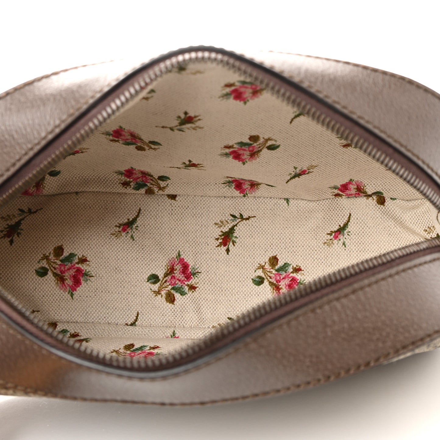 GG Supreme Monogram Web Neo Vintage Shoulder Bag Beige New Acero Crop
